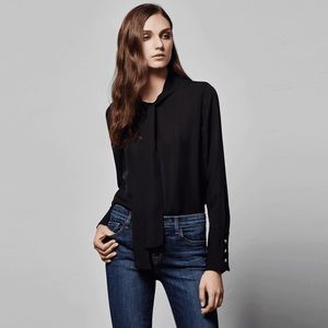 J Brand Delorna Top in Black size small